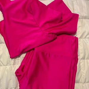 Pink Sports 2 Piece Set-TRENDY
